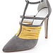 Plomo Morgan Contrast Suede Pumps