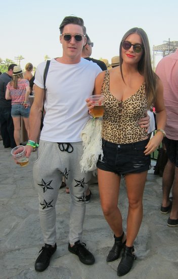They were the ultimate rocker couple in their bold prints and standout shades.
They were the ultimate rocker couple in their bold prints and standout shades.