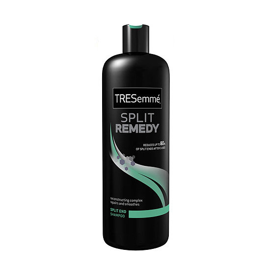 Let's face it: split ends are inevitable. But Tresemmé Split Remedy Split End Shampoo ($6) helps to bind splitting hair, so you can wear your length with confidence.
Let's face it: split ends are inevitable. But Tresemmé Split Remedy Split End Shampoo ($6) helps to bind splitting hair, so you can wear your length with confidence.