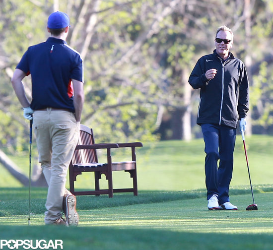 Justin Timberlake and Kiefer Sutherland hit the golf course together.
Justin Timberlake and Kiefer Sutherland hit the golf course together.