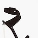 GIUSEPPE ZANOTTI Black suede and silver Alien 115 Heels