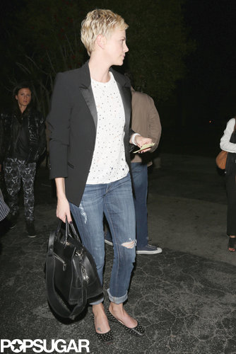 Charlize Theron and Seth MacFarlane Step Out For Sushi Charlize Theron and Seth MacFarlane Step Out For Sushi