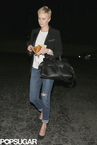 Charlize Theron and Seth MacFarlane Step Out For Sushi Charlize Theron and Seth MacFarlane Step Out For Sushi