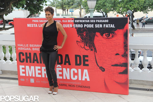 Pregnant Halle Berry Continues Her Press Push in Brazil Pregnant Halle Berry Continues Her Press Push in Brazil
