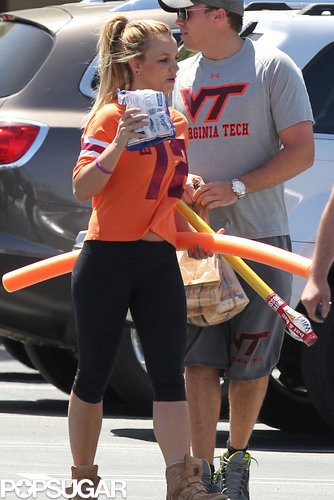 Britney Spears Shows Team Spirit While Shopping With David Britney Spears Shows Team Spirit While Shopping With David