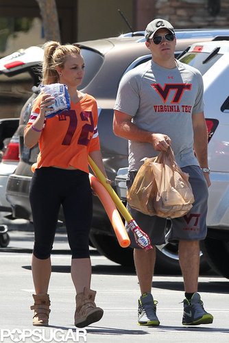 Britney Spears and David Lucado went grocery shopping together in LA.
Britney Spears and David Lucado went grocery shopping together in LA.