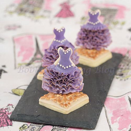 Dressed up Ruffle Cookies