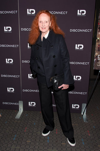 Grace Coddington at the Disconnect screening in New York.
Grace Coddington at the Disconnect screening in New York.