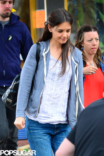 On Wednesday, Katie Holmes popped up on the NYC set of her new Spike Lee movie, Mania Days.
On Wednesday, Katie Holmes popped up on the NYC set of her new Spike Lee movie, Mania Days.