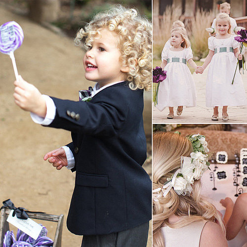 Wondering how to involve all the adorable offspring of friends and family into your wedding day? Head to POPSUGAR Moms for amazing ideas on how to make lil ones feel like they're part of the festivities, without letting the kids outnumber the adults in your wedding party.
Wondering how to involve all the adorable offspring of friends and family into your wedding day? Head to POPSUGAR Moms for amazing ideas on how to make lil ones feel like they're part of the festivities, without letting the kids outnumber the adults in your wedding party.