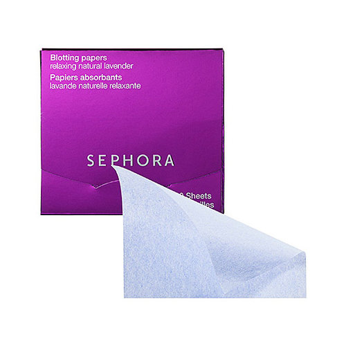 Sephora Collection Blotting Papers ($8-$10) come in a range of types for additional skin benefits: calming tea tree, vitamins C and E, glacial clay, and relaxing lavender.
Sephora Collection Blotting Papers ($8-$10) come in a range of types for additional skin benefits: calming tea tree, vitamins C and E, glacial clay, and relaxing lavender.