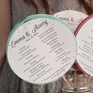 DIY Wedding | Honeycomb Ceremony Fans