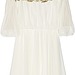Marchesa Embellished silk-chiffon dress