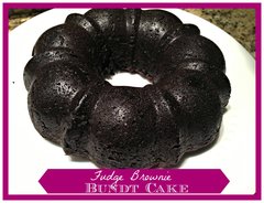 Gluten Free Fudge Brownie Bundt Cake