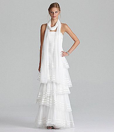 Tadashi Strapless Gown