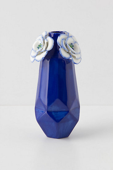This blue vase ($24) is so pretty it doesn't even need flowers!
This blue vase ($24) is so pretty it doesn't even need flowers!