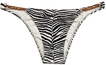 ViX Africa zebra-print bikini briefs