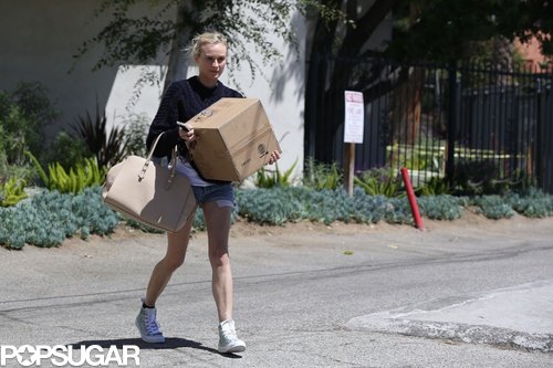 Diane Kruger Gives Her Sweet Tooth a Treat During a Fro-Yo Run Diane Kruger Gives Her Sweet Tooth a Treat During a Fro-Yo Run