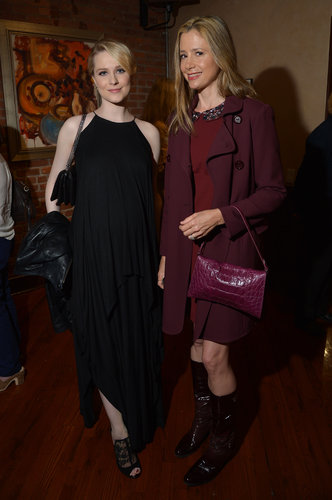 Evan Rachel Wood stepped out in yet another black halter-style dress and a Barbara Bui bag for the festival's juror welcome lunch, where she posed alongside Mira Sorvino.
Evan Rachel Wood stepped out in yet another black halter-style dress and a Barbara Bui bag for the festival's juror welcome lunch, where she posed alongside Mira Sorvino.