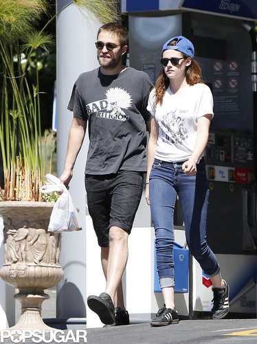 Robert Pattinson Gets Cute With His Pup During an Outing With Kristen Stewart Robert Pattinson Gets Cute With His Pup During an Outing With Kristen Stewart