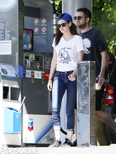 Robert Pattinson Gets Cute With His Pup During an Outing With Kristen Stewart Robert Pattinson Gets Cute With His Pup During an Outing With Kristen Stewart