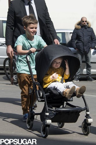 Victoria Beckham Joins Her Family in Paris Victoria Beckham Joins Her Family in Paris
