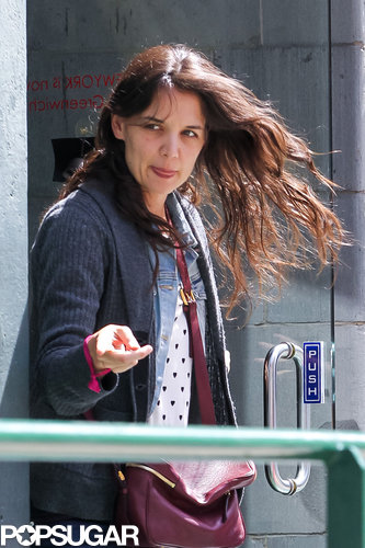 Katie Holmes and Suri Have a Belated Birthday Spa Outing Katie Holmes and Suri Have a Belated Birthday Spa Outing