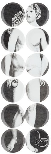 Fornasetti 12 piece plate set