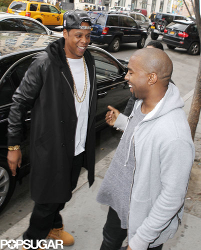 Kim Works Her Baby Bump While Kanye Meets Up With Jay-Z Kim Works Her Baby Bump While Kanye Meets Up With Jay-Z