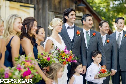 Ali Larter mixed in with the bridal party at Amy Smart and Carter Oosterhouse's fete in September 2011 in Traverse City, MI.
Ali Larter mixed in with the bridal party at Amy Smart and Carter Oosterhouse's fete in September 2011 in Traverse City, MI.