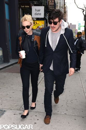 Carey Mulligan and Marcus Mumford held hands in NYC.
Carey Mulligan and Marcus Mumford held hands in NYC.