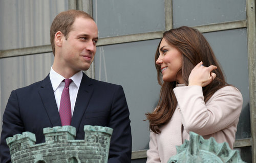 Kate Middleton and Prince William glanced lovingly at each other during an official visit to Cambridge, England, in November 2012.
Kate Middleton and Prince William glanced lovingly at each other during an official visit to Cambridge, England, in November 2012.