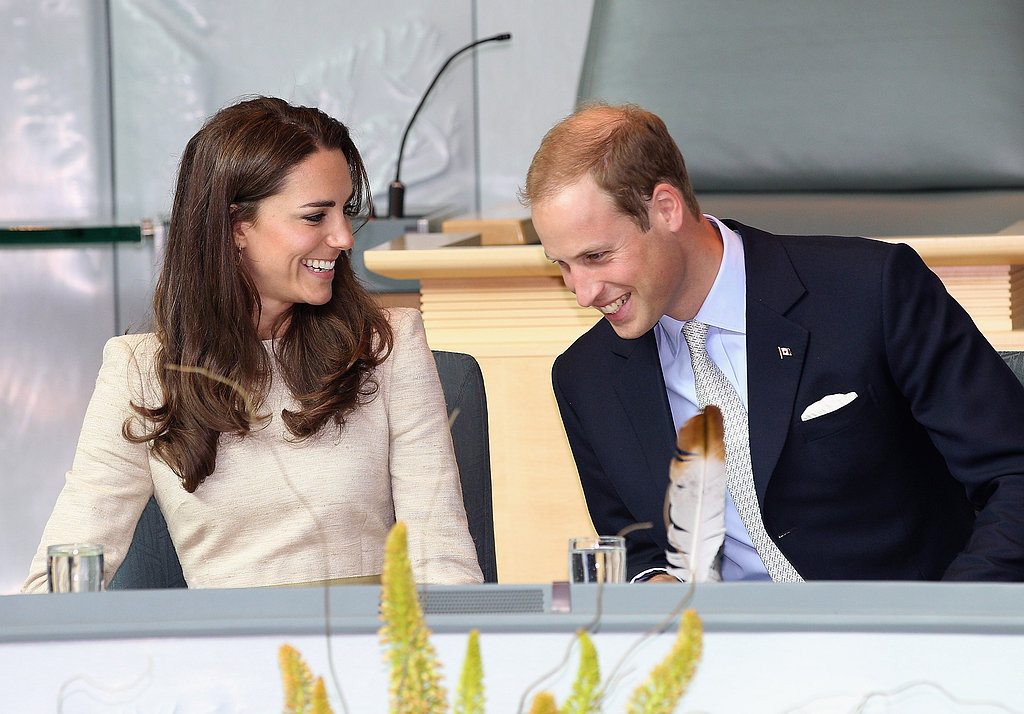Kate and Prince William had plenty to laugh about during a July 2011 trip to Canada.
Kate and Prince William had plenty to laugh about during a July 2011 trip to Canada.