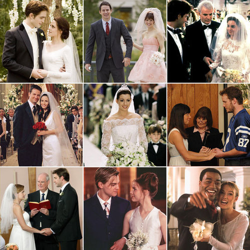 Whether the marriages lasted for minutes, months, or never even happened, POPSUGAR Entertainment has compiled some of the best weddings from TV and movies. Take a trip down memory lane with all of these ceremonies, complete with gorgeous gowns, scenic locations, and sweet kisses!
Whether the marriages lasted for minutes, months, or never even happened, POPSUGAR Entertainment has compiled some of the best weddings from TV and movies. Take a trip down memory lane with all of these ceremonies, complete with gorgeous gowns, scenic locations, and sweet kisses!