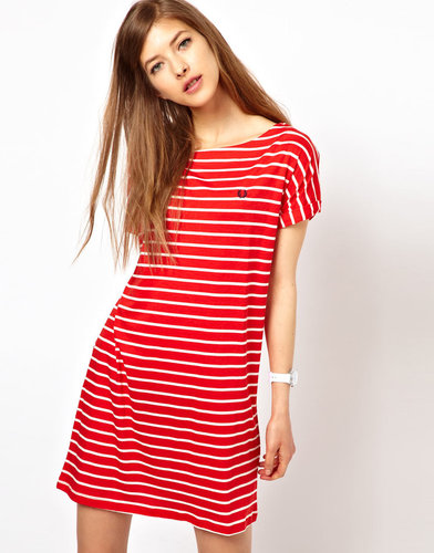 Fred Perry Breton Stripe Jersey Dress