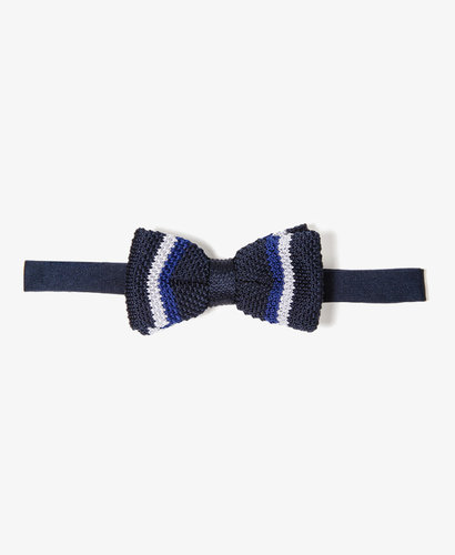 21 MEN Striped Bow Tie
