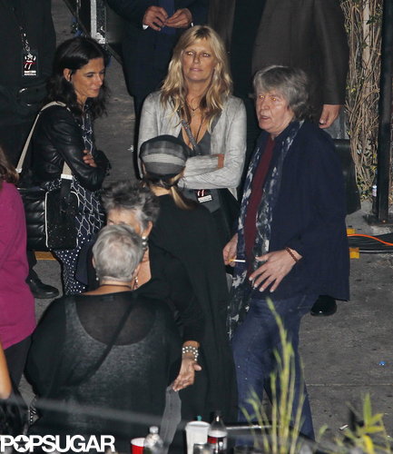 Patti Hansen waited for husband Keith Richards.
Patti Hansen waited for husband Keith Richards.