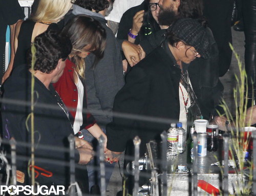 Johnny Depp and Amber Heard Show PDA at Secret Stones Show Johnny Depp and Amber Heard Show PDA at Secret Stones Show