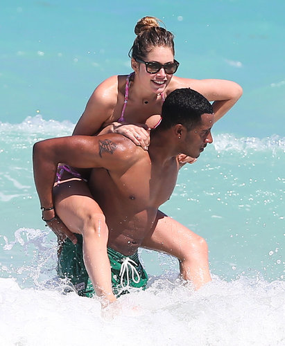 Doutzen Dons a Bikini For a Playful PDA Session With Sunnery Doutzen Dons a Bikini For a Playful PDA Session With Sunnery