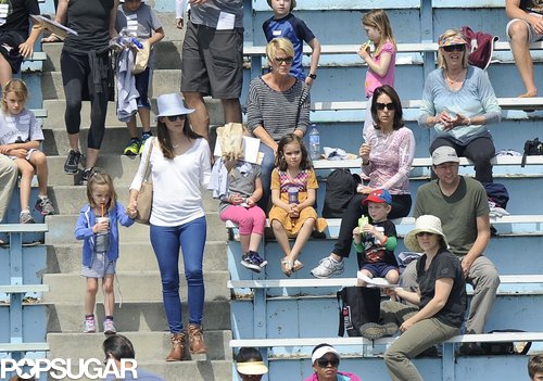 Jennifer Garner took Seraphina Affleck to her track meet.
Jennifer Garner took Seraphina Affleck to her track meet.
