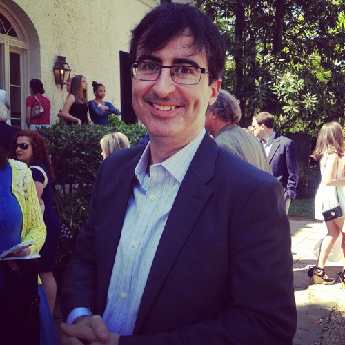 The Daily Show's John Oliver, seen here at the brunch, said he'd love to have Queen Elizabeth on as a guest when he takes over for Jon Stewart this Summer.
The Daily Show's John Oliver, seen here at the brunch, said he'd love to have Queen Elizabeth on as a guest when he takes over for Jon Stewart this Summer.