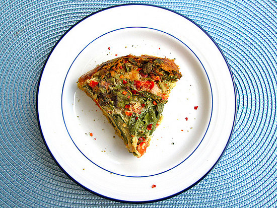 Crustless Chickpea Quiche Crustless Chickpea Quiche