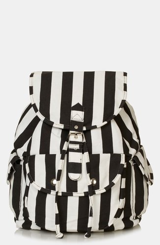 Topshop Stripe Backpack