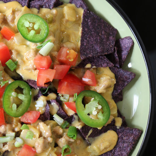 Chili Con Queso Nachos