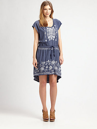 Johnny Was, Salon Z Akiki Drawstring Dress