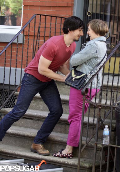 Lena Dunham and Adam Driver filmed a scene for Girls. Lena Dunham and Adam Driver filmed a scene for Girls.