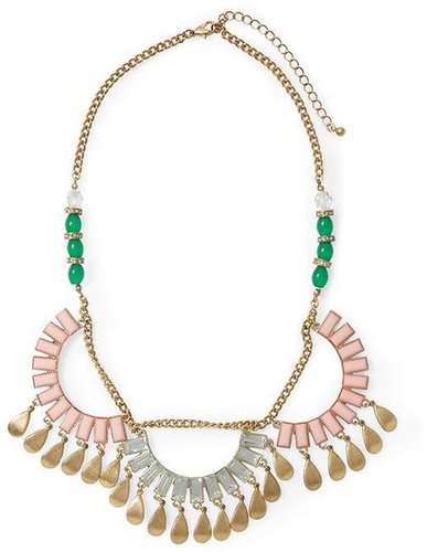 The price is so right on Tinley Road's Scallop Statement Necklace ($34) — pair it with a pretty top if you have the extra cash.
The price is so right on Tinley Road's Scallop Statement Necklace ($34) — pair it with a pretty top if you have the extra cash.