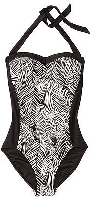 Merona® Women's 1-Piece Swimsuit -Black Print