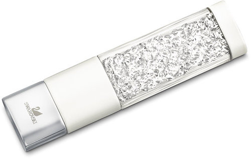 Crystalline USB Key, White Pearl