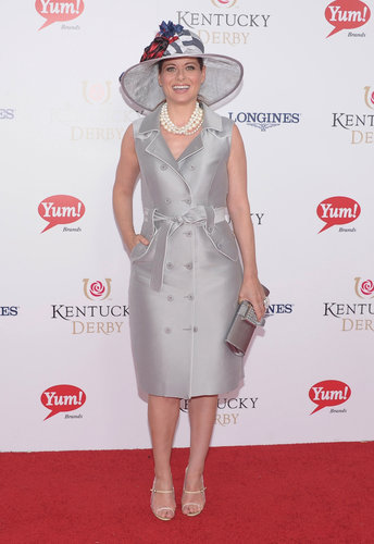 Debra Messing matched her hat to her silver dress at the Kentucky Derby in 2012.
Debra Messing matched her hat to her silver dress at the Kentucky Derby in 2012.